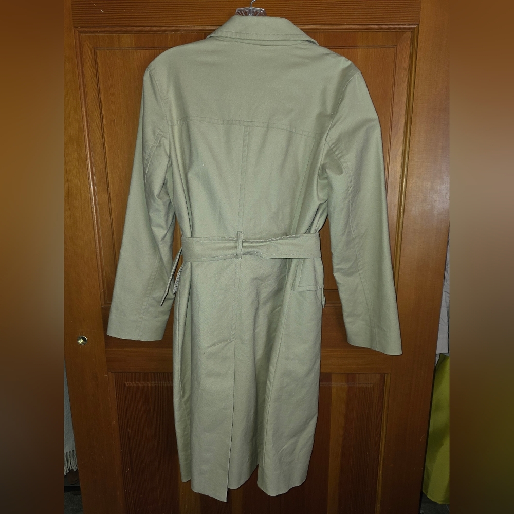 Mossimo trench coat with belt 3/4 Length Size Small - Picture 2 of 7